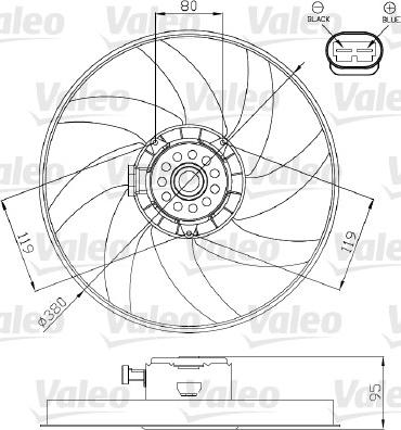 Valeo 696285 - Ventilator, hladjenje motora www.molydon.hr