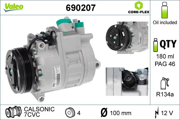 Valeo 690207 - Kompresor, klima-Uređaj www.molydon.hr