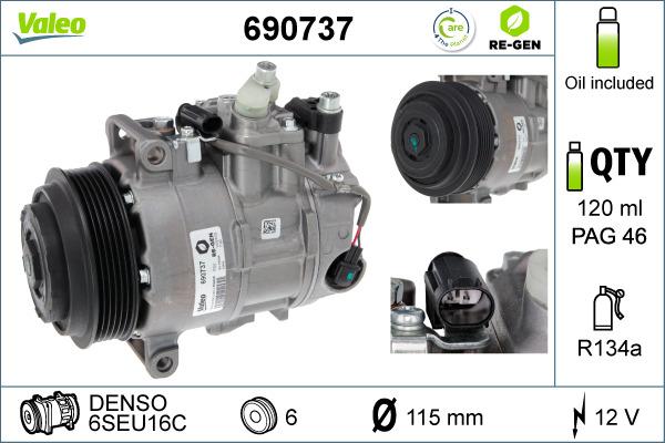 Valeo 690737 - Kompresor, klima-Uređaj www.molydon.hr