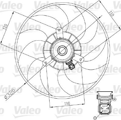 Valeo 698444 - Ventilator, hladjenje motora www.molydon.hr