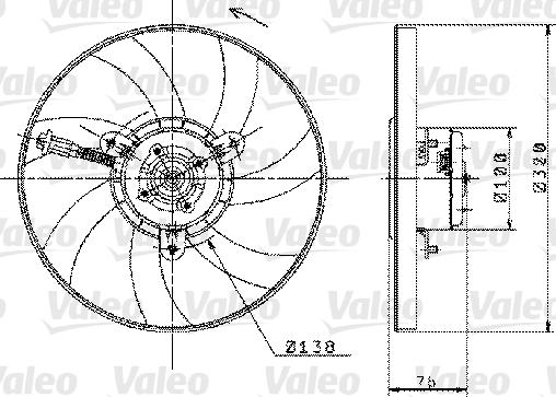 Valeo 698358 - Ventilator, hladjenje motora www.molydon.hr