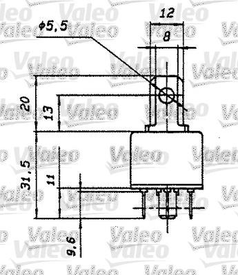 Valeo 643512 - Relej, glavna struja www.molydon.hr