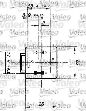 Valeo 643658 - Relej, glavna struja www.molydon.hr