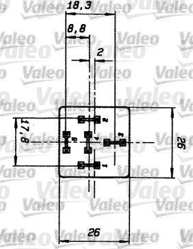 Valeo 643601 - Relej, glavna struja www.molydon.hr