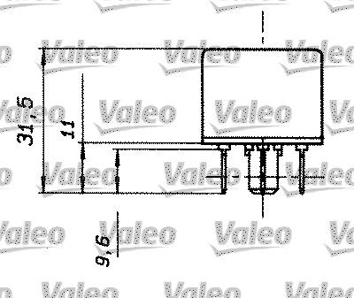 Valeo 643601 - Relej, glavna struja www.molydon.hr