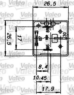 Valeo 643827 - Relej, glavna struja www.molydon.hr