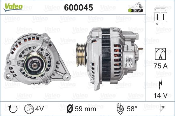 Valeo 600045 - Alternator www.molydon.hr