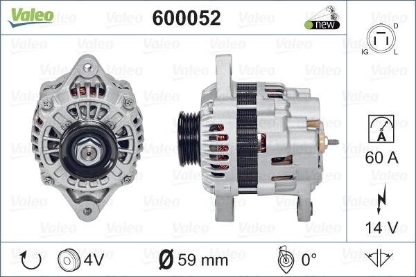 Valeo 600052 - Alternator www.molydon.hr