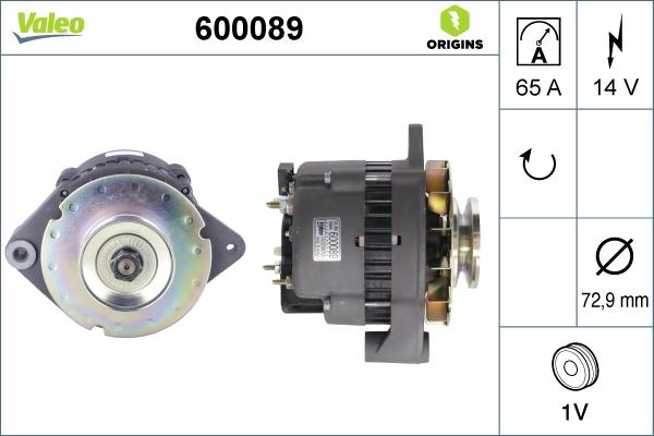 Valeo 600089 - Alternator www.molydon.hr