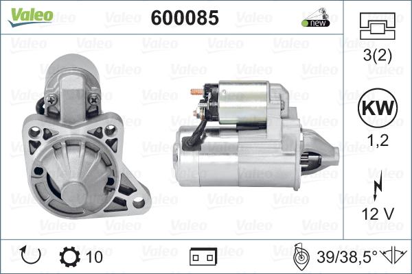 Valeo 600085 - Starter www.molydon.hr