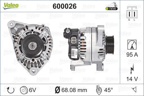 Valeo 600026 - Alternator www.molydon.hr