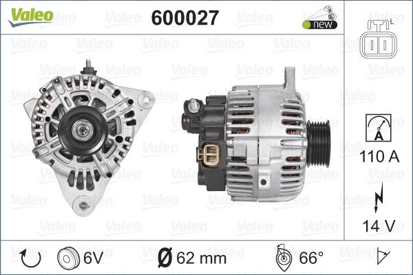 Valeo 600027 - Alternator www.molydon.hr