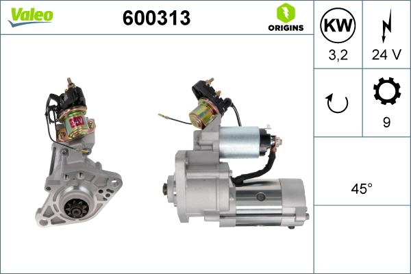 Valeo 600313 - Starter www.molydon.hr