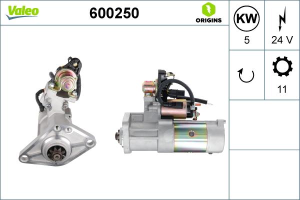 Valeo 600250 - Starter www.molydon.hr