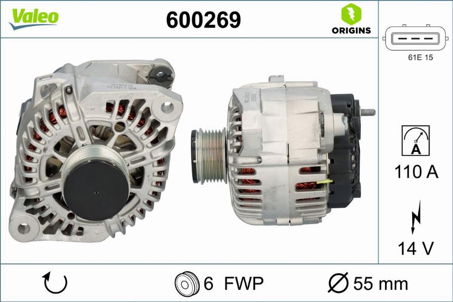 Valeo 600269 - Alternator www.molydon.hr