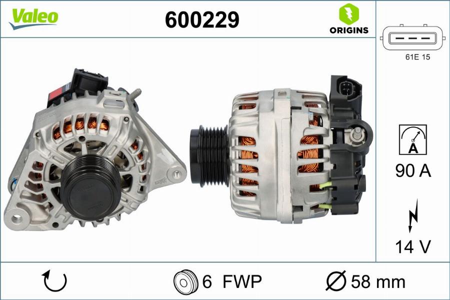 Valeo 600229 - Alternator www.molydon.hr