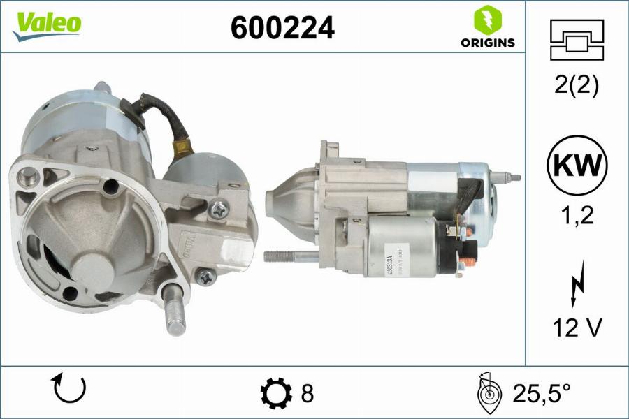 Valeo 600224 - Starter www.molydon.hr