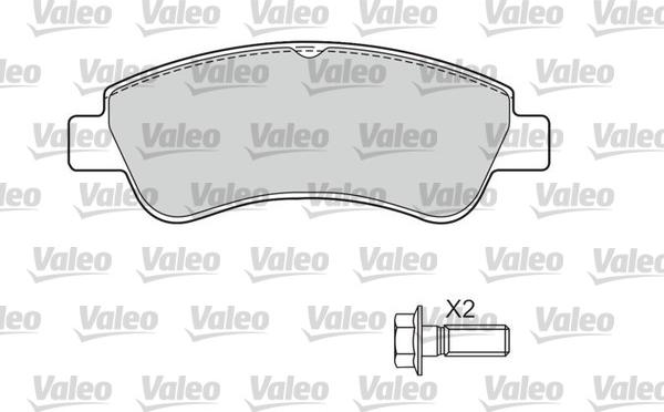 Valeo 601464 - Komplet Pločica, disk-kočnica www.molydon.hr