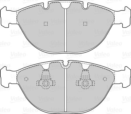 Valeo 601524 - Komplet Pločica, disk-kočnica www.molydon.hr