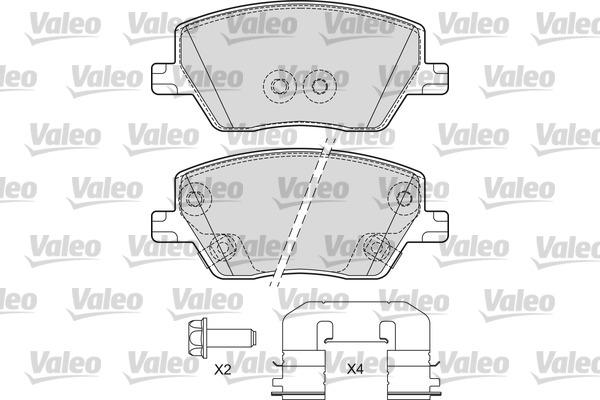 Valeo 601697 - Komplet Pločica, disk-kočnica www.molydon.hr