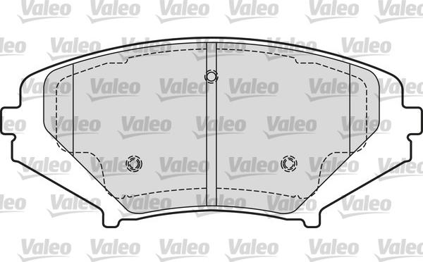 Valeo 601651 - Komplet Pločica, disk-kočnica www.molydon.hr