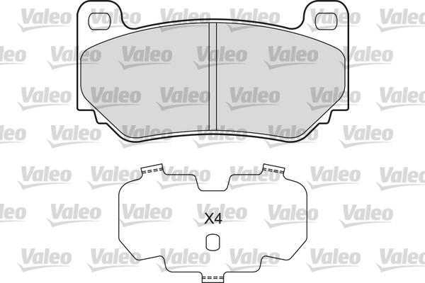 Valeo 601661 - Komplet Pločica, disk-kočnica www.molydon.hr