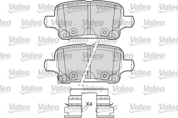 Valeo 601684 - Komplet Pločica, disk-kočnica www.molydon.hr