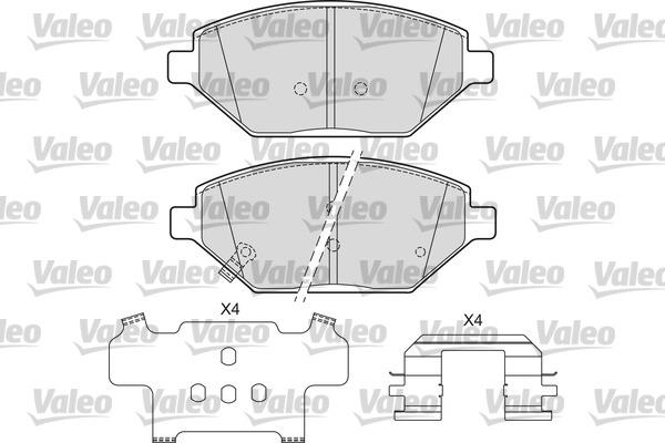 Valeo 601686 - Komplet Pločica, disk-kočnica www.molydon.hr