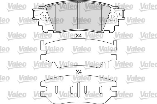 Valeo 601678 - Komplet Pločica, disk-kočnica www.molydon.hr