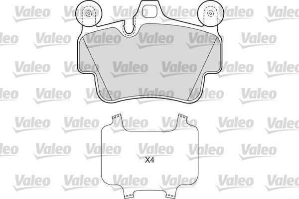 Valeo 601672 - Komplet Pločica, disk-kočnica www.molydon.hr