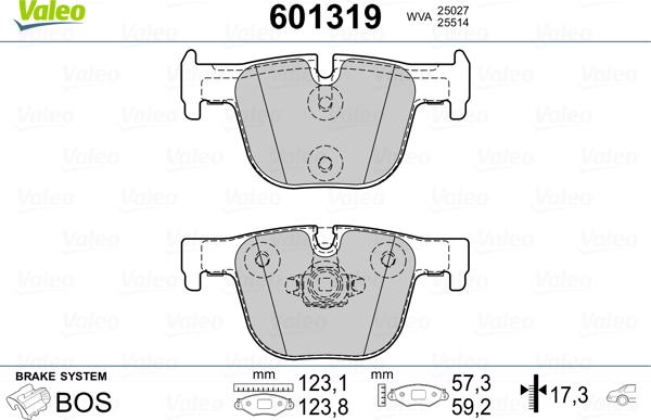 Valeo 601319 - Komplet Pločica, disk-kočnica www.molydon.hr