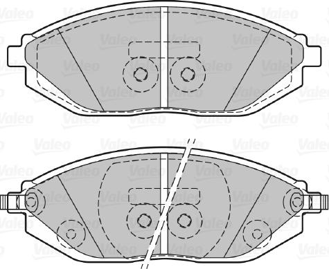 Valeo 601291 - Komplet Pločica, disk-kočnica www.molydon.hr