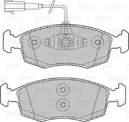 Valeo 601298 - Komplet Pločica, disk-kočnica www.molydon.hr