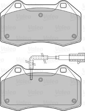 Valeo 601275 - Komplet Pločica, disk-kočnica www.molydon.hr