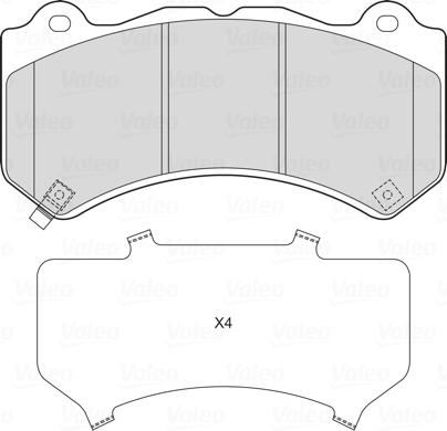 Valeo 601751 - Komplet Pločica, disk-kočnica www.molydon.hr