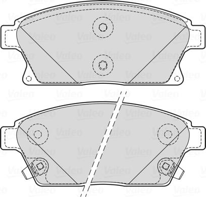 Valeo 601705 - Komplet Pločica, disk-kočnica www.molydon.hr