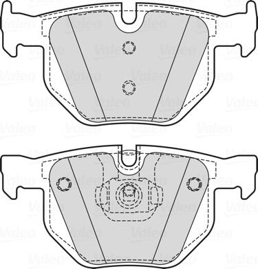 Valeo 601725 - Komplet Pločica, disk-kočnica www.molydon.hr