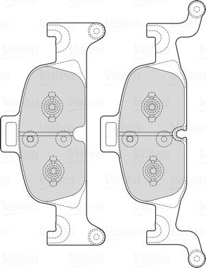 Valeo 601721 - Komplet Pločica, disk-kočnica www.molydon.hr