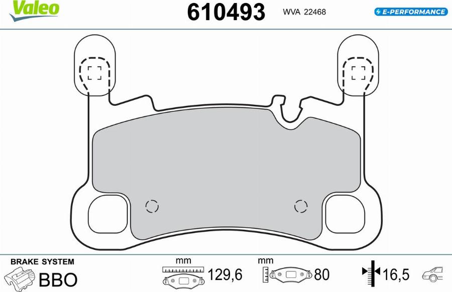 Valeo 610493 - Komplet Pločica, disk-kočnica www.molydon.hr