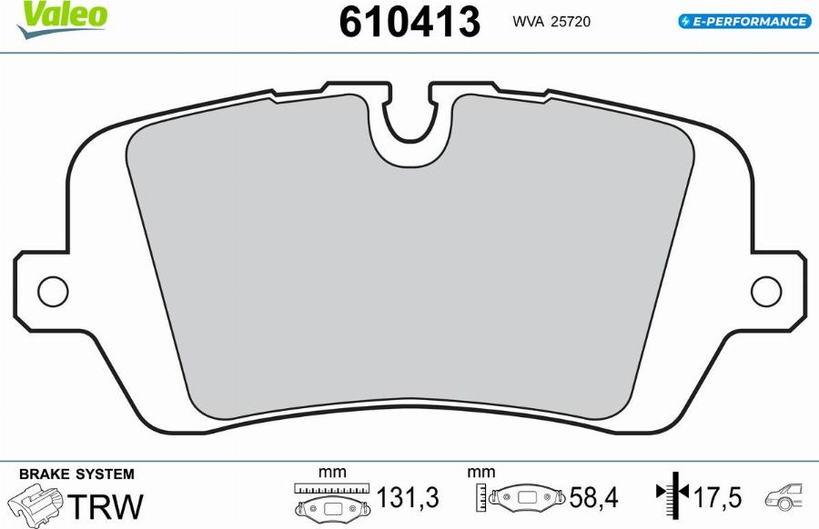 Valeo 610413 - Komplet Pločica, disk-kočnica www.molydon.hr