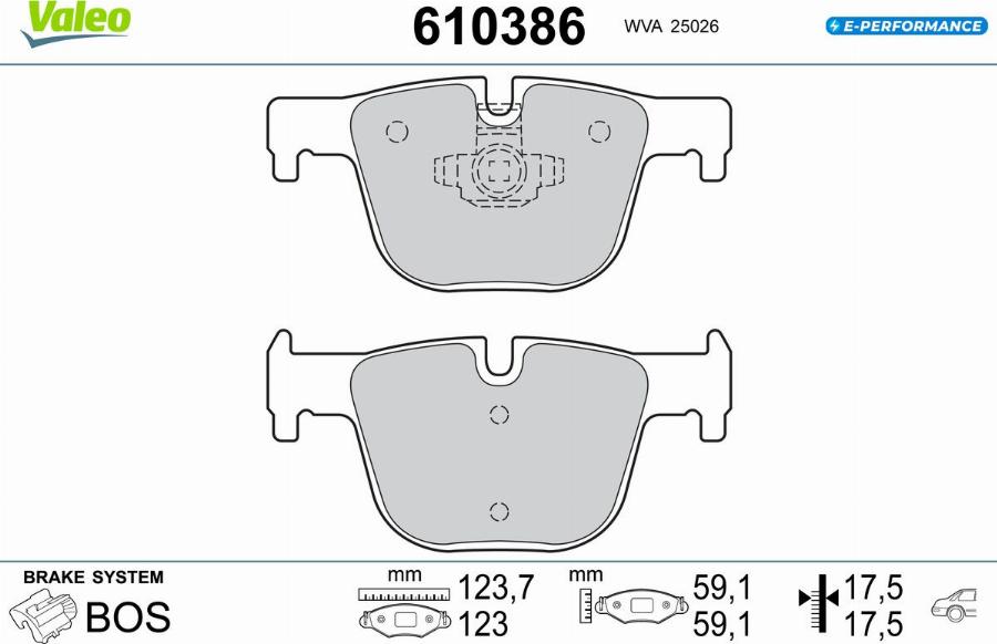 Valeo 610386 - Komplet Pločica, disk-kočnica www.molydon.hr