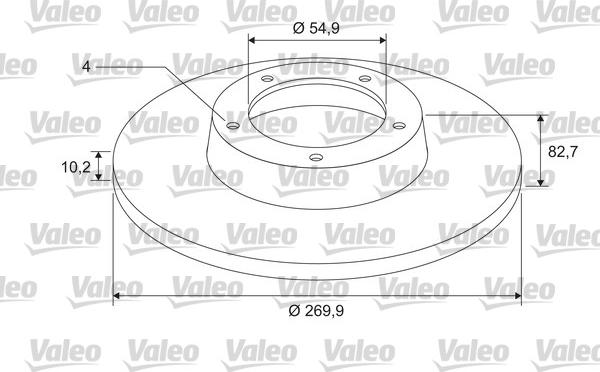 Valeo 675404 - Kočioni disk www.molydon.hr