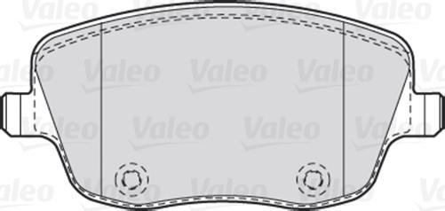 Valeo 670667 - Komplet Pločica, disk-kočnica www.molydon.hr