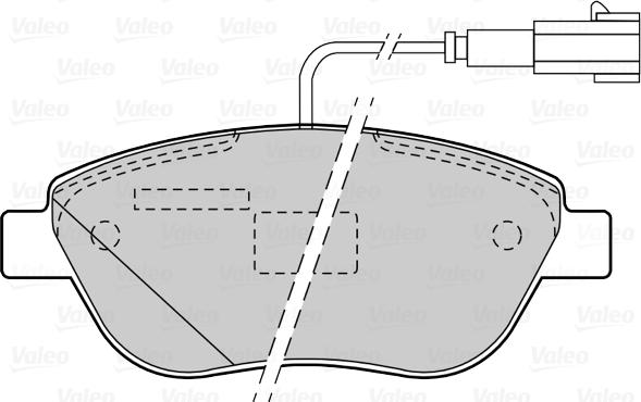 Valeo 670427 - Komplet Pločica, disk-kočnica www.molydon.hr