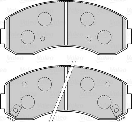 Valeo 670102 - Komplet Pločica, disk-kočnica www.molydon.hr