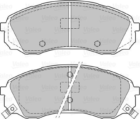 Valeo 670129 - Komplet Pločica, disk-kočnica www.molydon.hr