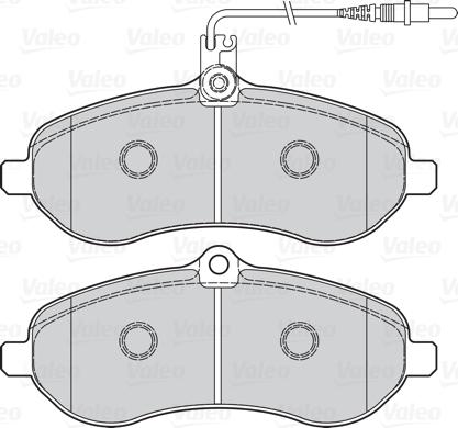 Valeo 670899 - Komplet Pločica, disk-kočnica www.molydon.hr