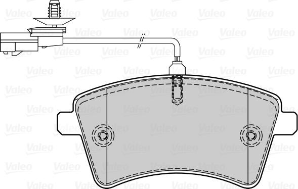 Valeo 670354 - Komplet Pločica, disk-kočnica www.molydon.hr