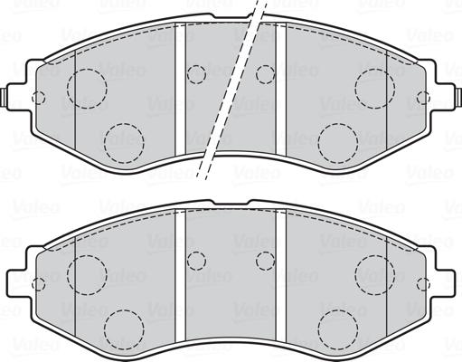 Valeo 670361 - Komplet Pločica, disk-kočnica www.molydon.hr