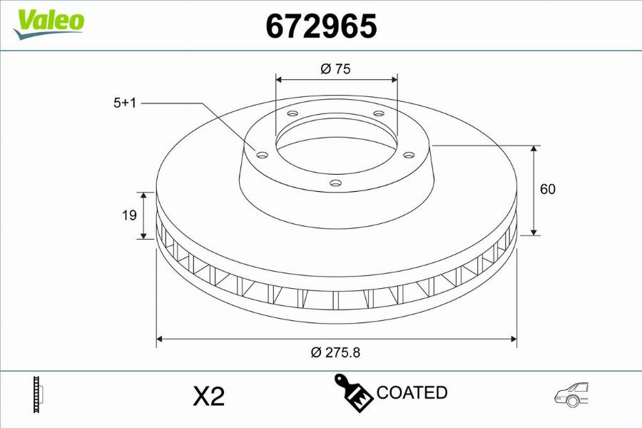 Valeo 672965 - Kočioni disk www.molydon.hr